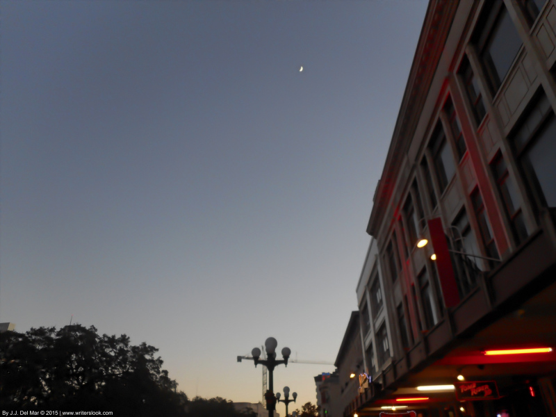Moon over San Antonio